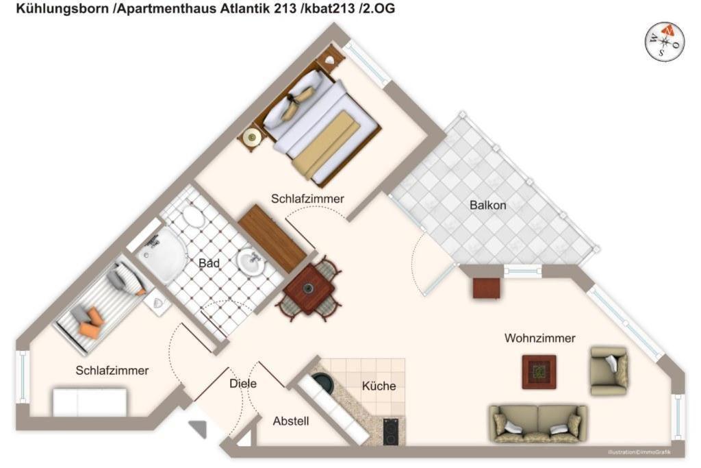 Apartmenthaus Atlantik Apartmenthaus Atlantik 213 Ostseebad Kühlungsborn Buitenkant foto